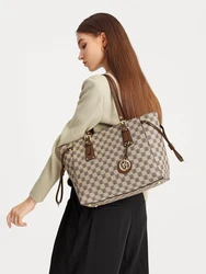 2024 New 2024 New Large Bag High-end Commuting Large Capacity Mommy Bag Tote Bag Hand Shoulder Bag European and American Casual Women's Bag Large Bag High-end Commuting Large Capacity Mommy Bag Tote Hand Shoulder Bag European and American Casual Women's Bag