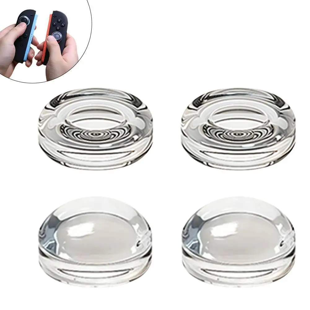 Silicone Joystick Caps For Switch 2 Game Console Thumb Grip Cap Transparent Non-Slip Thumbstick Grip Cover For NS Switch2