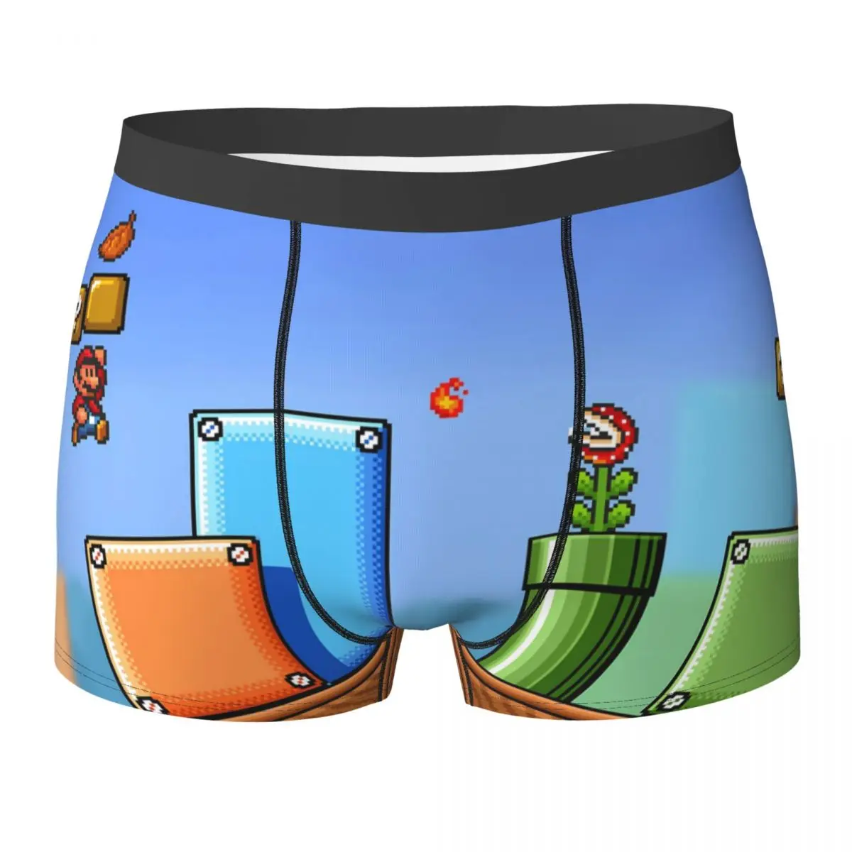 Super-Marios Shorts Briefs Underwear Quality Man Breathable Boxer Shorts Print Large Size Underpants