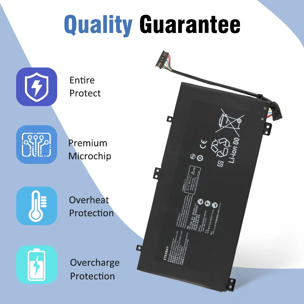 HB4593J6ECW For Huawei MateBook 13 2020 WRT-W19 WX9 W29 i7 HN-W19L WRTB-WAH9L wrt-w29L  Laptop Battery