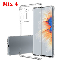 1.5MM Thick Air-Bag Clear Case For Xiaomi Mix 4 Mix4 Shockproof Soft Silicone Transparent Phone Cover