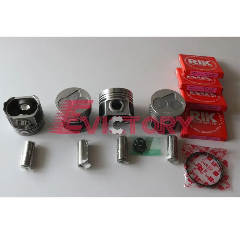 For Kubota V2203 V2203M V2403 Oversize Piston and ring +0.50mm