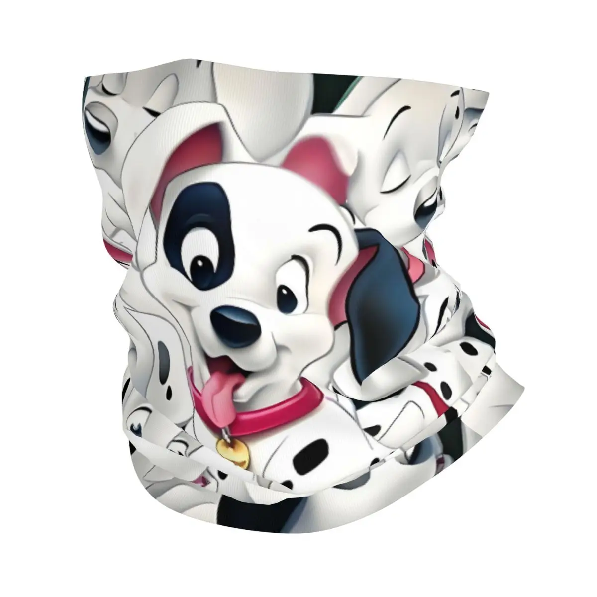 

Бандана с рисунком собаки далматинцев на заказ, гетры для пеших прогулок, охоты, женщин и мужчин, шарф с запахом, 101, кавайная повязка на голову в стиле аниме, теплая повязка на голову