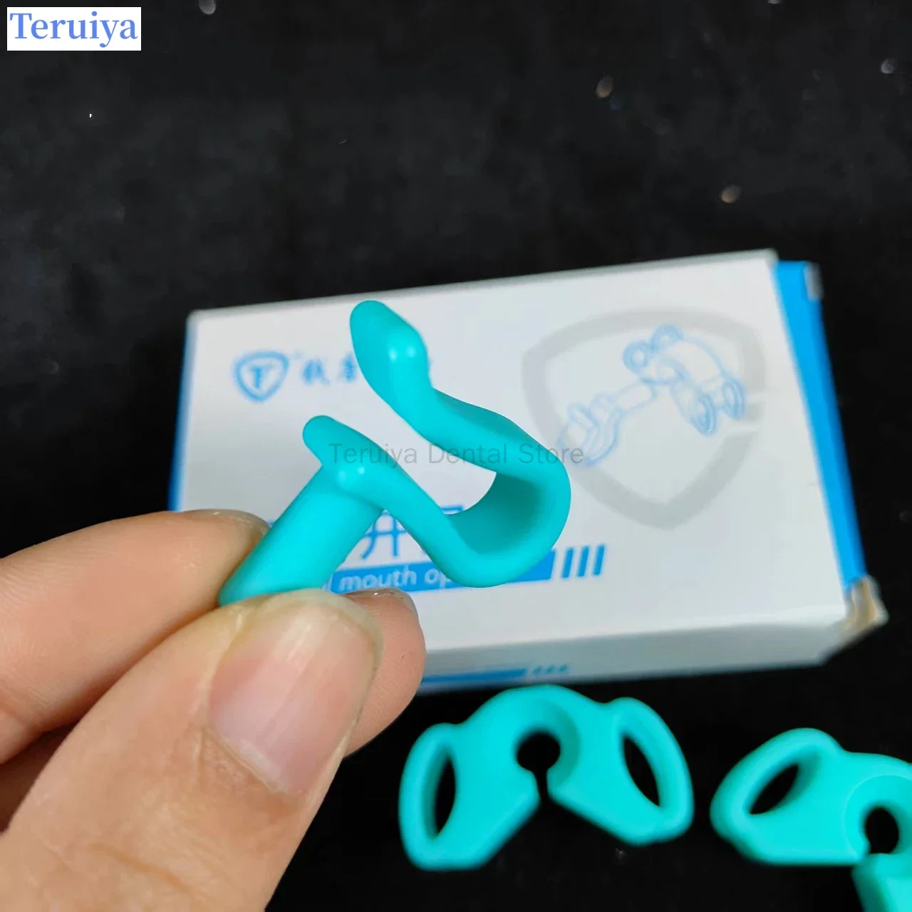 MHP-L Dental Rubber Bite Blocks - 4Pcs/Box Occlusal Pad Mouth Opener | Dental Clinic Supplies