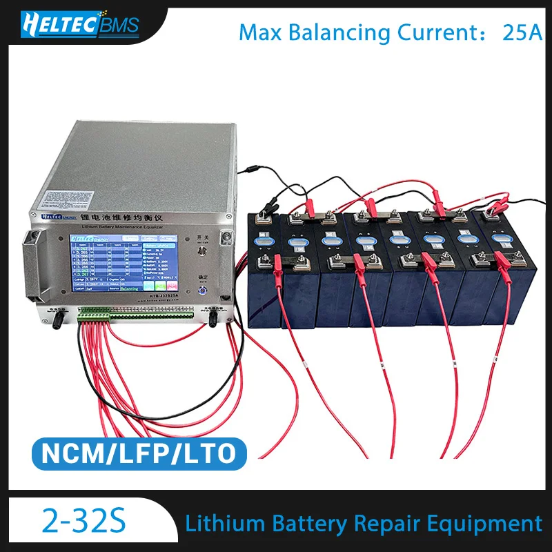 Heltec 32s 25a Battery Repair Instrument/Battery Voltage Equalizer/Charge/Discharge Balancer for Electric Vehicle/Car Battery