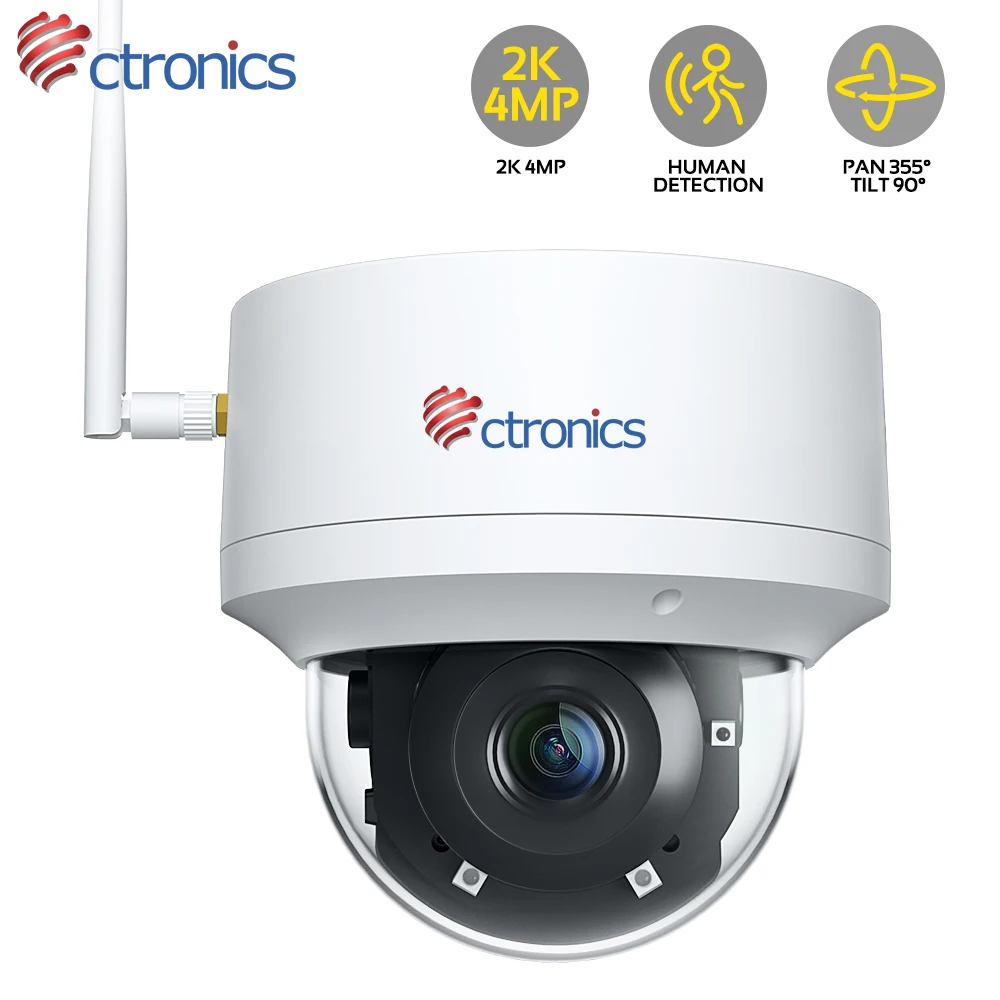 

Ctronics 5MP 4MP Wifi камера с потолочным креплением 360 PTZ 2-стороннее Аудио Обнаружение человека автоматическое отслеживание CCTV внутреннее уличное ночное видение