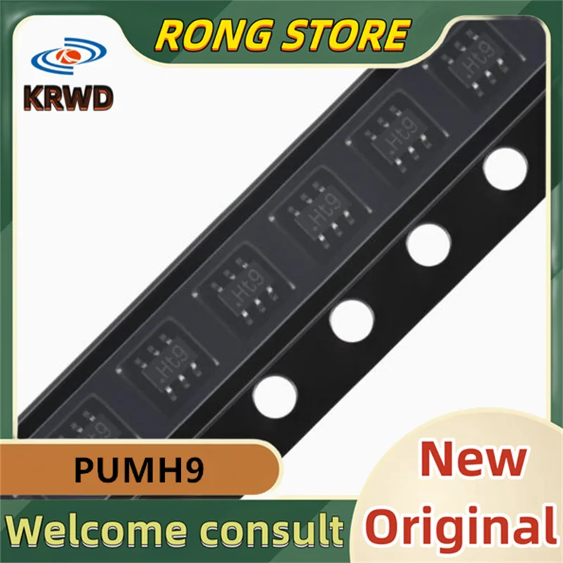 

100PCS Ht9 New and original PUMH9 PUMH9-QX SOT-363 50V 100mA