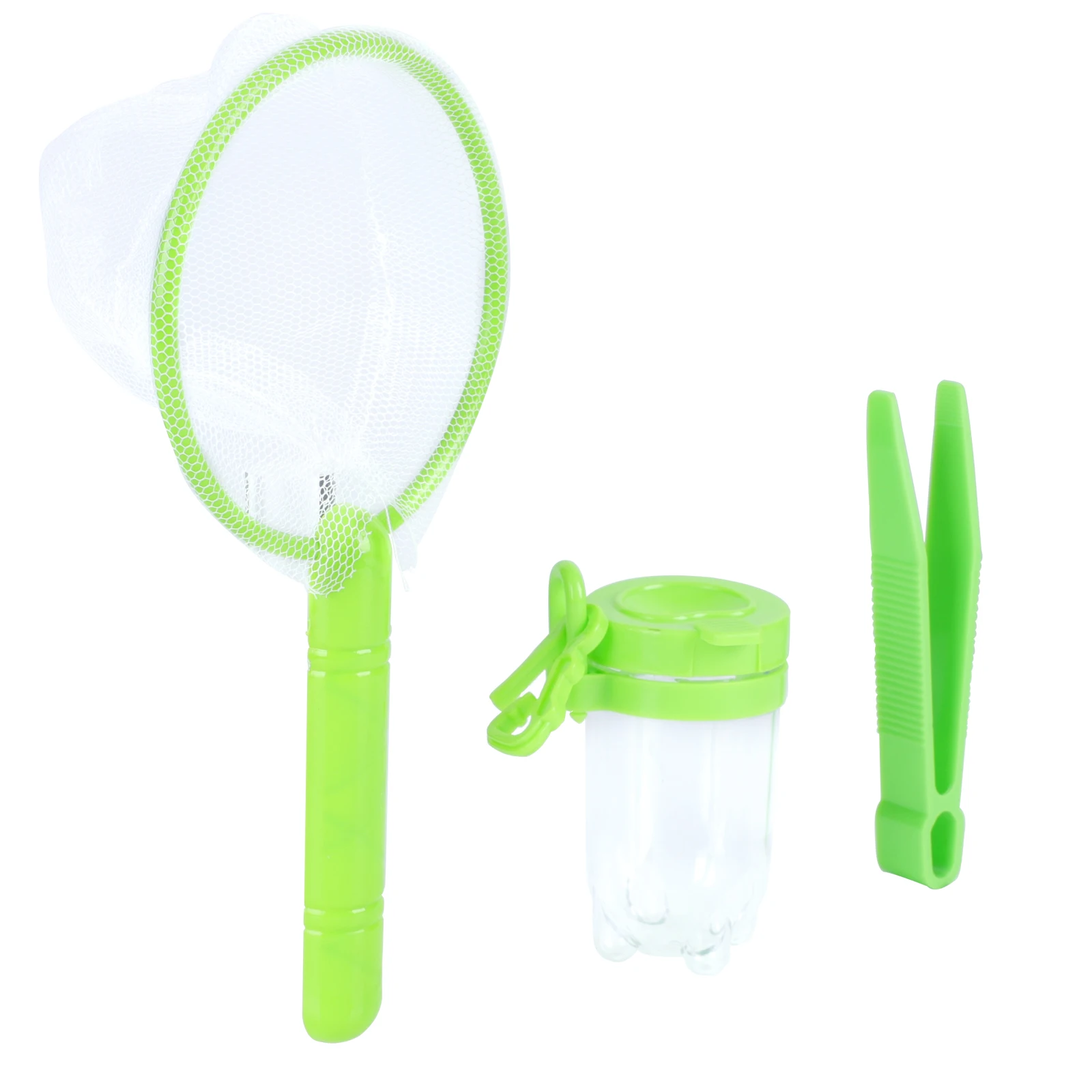 

2 Sets Insect Observation Bottles Tweezers Plastic Kit Bug Catcher Educational Tool Set Children Biology