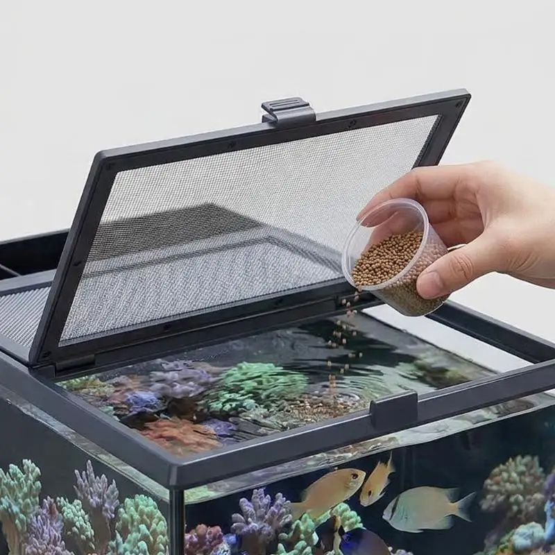 Mesh Aquarium Cover with Clips 1