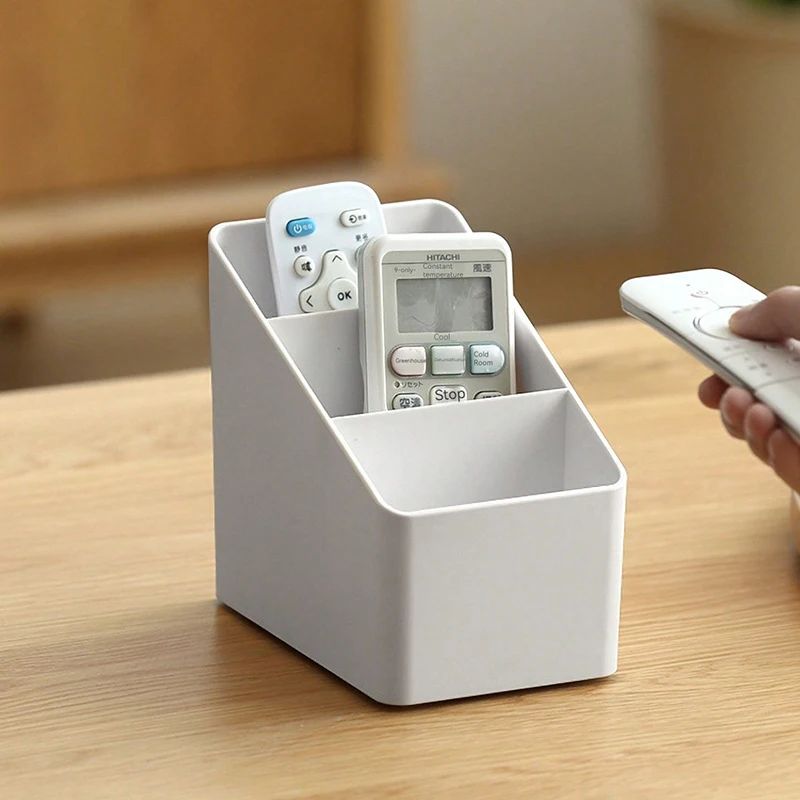Dormitory living room desktop storage box plastic office cosmetics finishing box remote multi-function finishing storage box