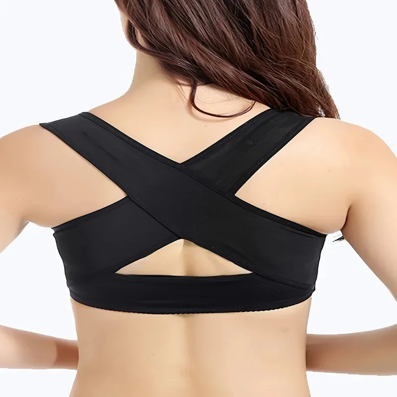 1/2/3/4pcs Anti Hunchback And Anti Sagging Underwear, Invisible Back Cross Shaped Body Corset