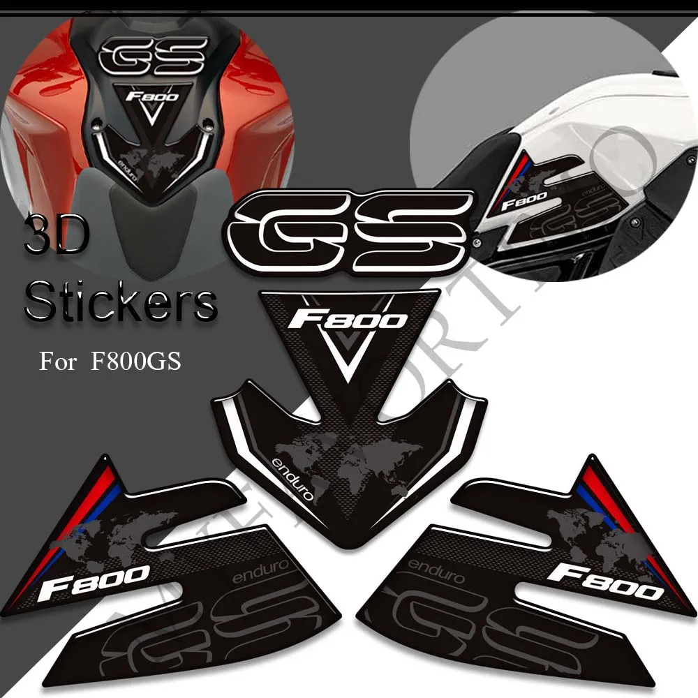 

Motorcycle Stickers Decals Protection Gas Fuel Oil Kit Knee GSA ADV ADVENTURE Tank Pad Grips For BMW F800GS F800 F 800 GS