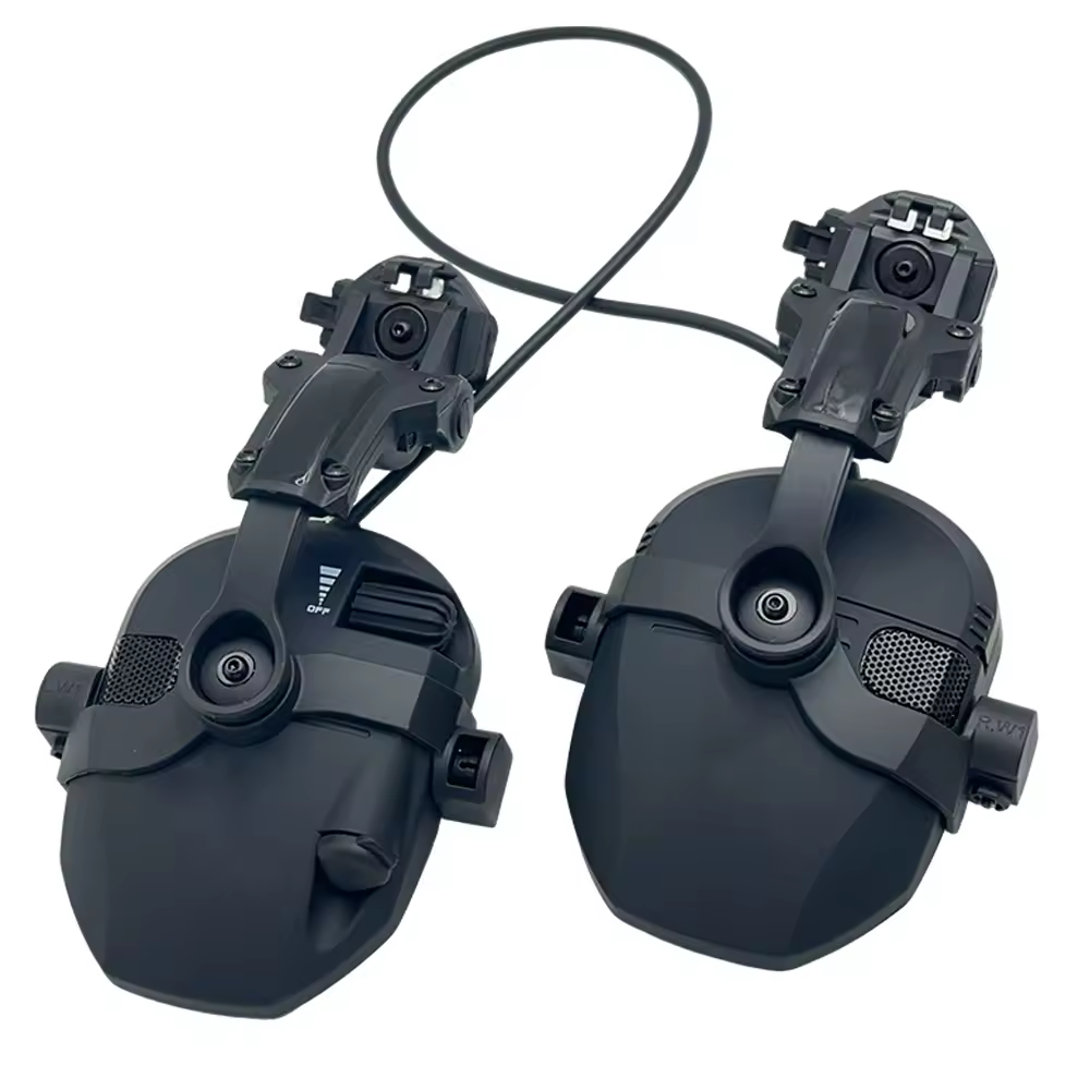 NEW Generation Tactical Shooting Headset Noise-Cancelling Earmuff for ARC Helmet Headset Hunting Ear Protector