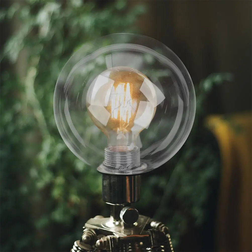 Lamp Post Lampshade Chandelier Linen Flush Mount Ceiling Light Glass LED for Pendant