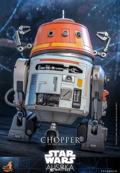 原廠 HOTTOYS 1/6 TMS112 星際大戰 阿索爾太空技工機器人 Chopper 可動人偶模型玩具 18CM 收藏場景擺飾禮品 10 最佳銷售 星際大戰直升機 - №2