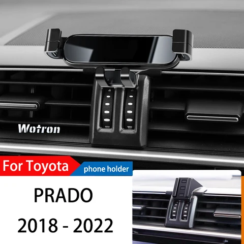 Автомобильный держатель для телефона для Toyota Prado 2014-2022 GPS Специальный гравитационный навигационный мобильный кронштейн Поворот на 360 градусов подставка аксессуары
