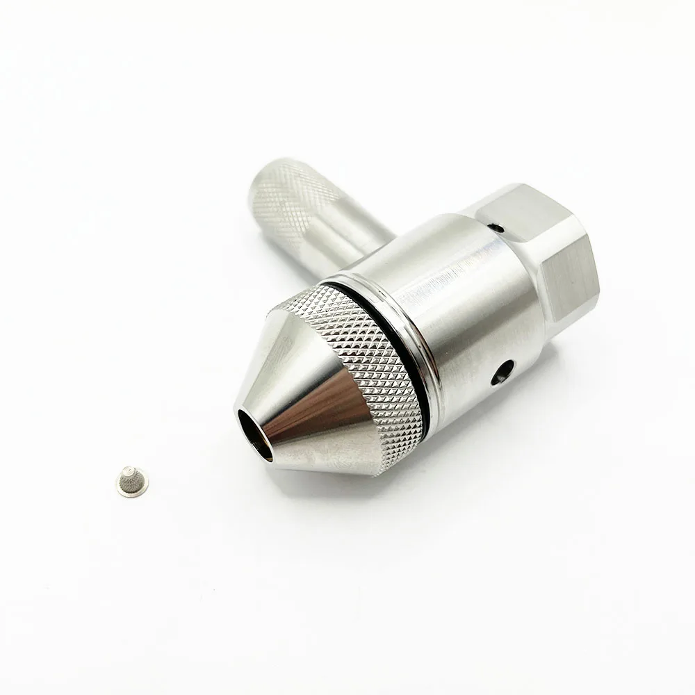 204779500 Waterjet Parts Abrasive Nozzle Assembly LH IDE II Diamond Cutting Head With Short Stop Filter 20477950010 20477950012