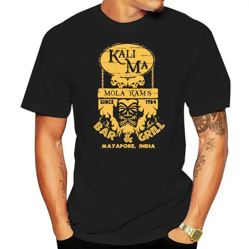 Print T Shirt O-neck Short Indiana Jones Inspired kali Ma Bar And Grill Men's T-shirt