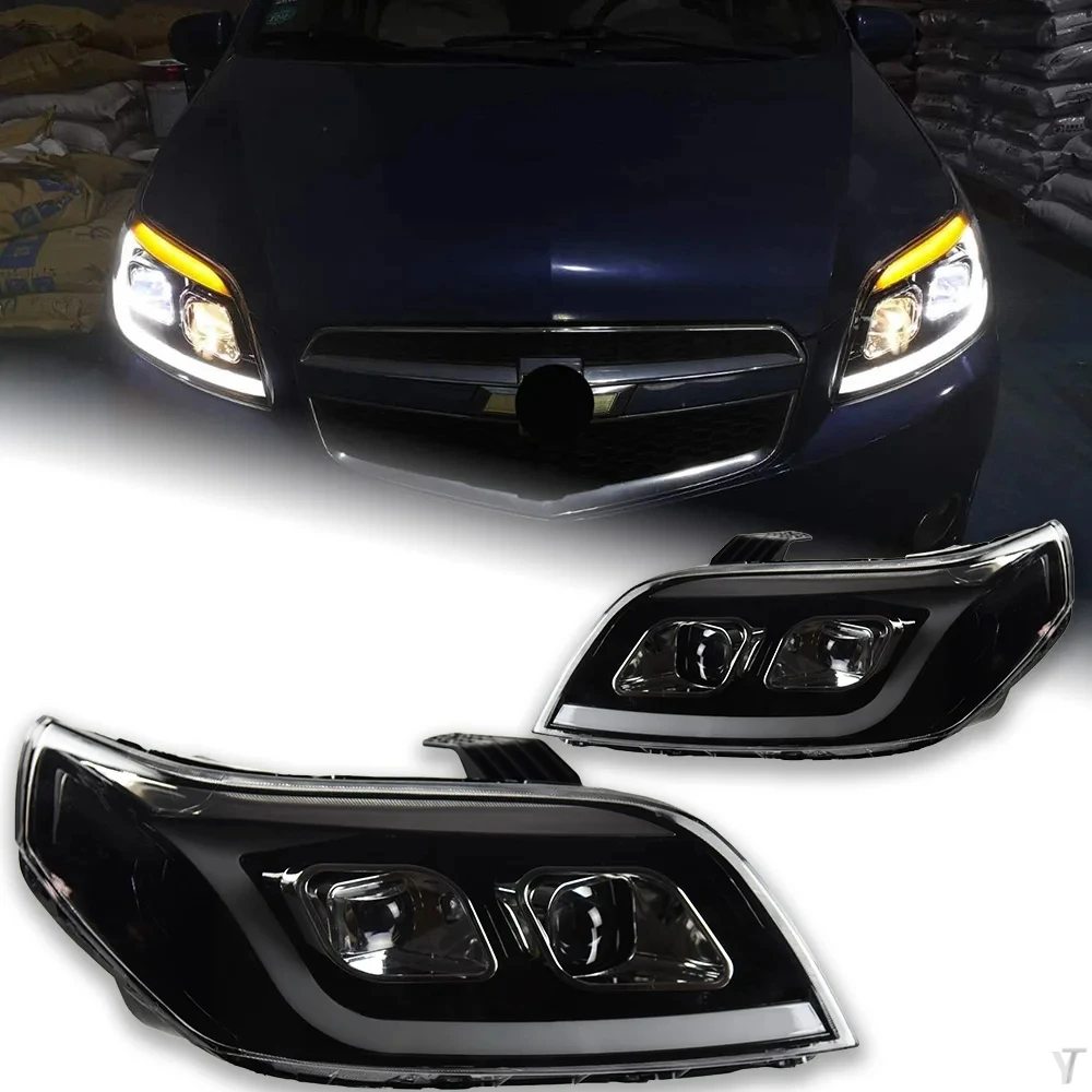 

Передняя фара AKD для Chevrolet Aveo фары 2004-2018 Lova светодиодная фара Nexia LED DRL Hid Bi Xenon Beam аксессуары в сборе