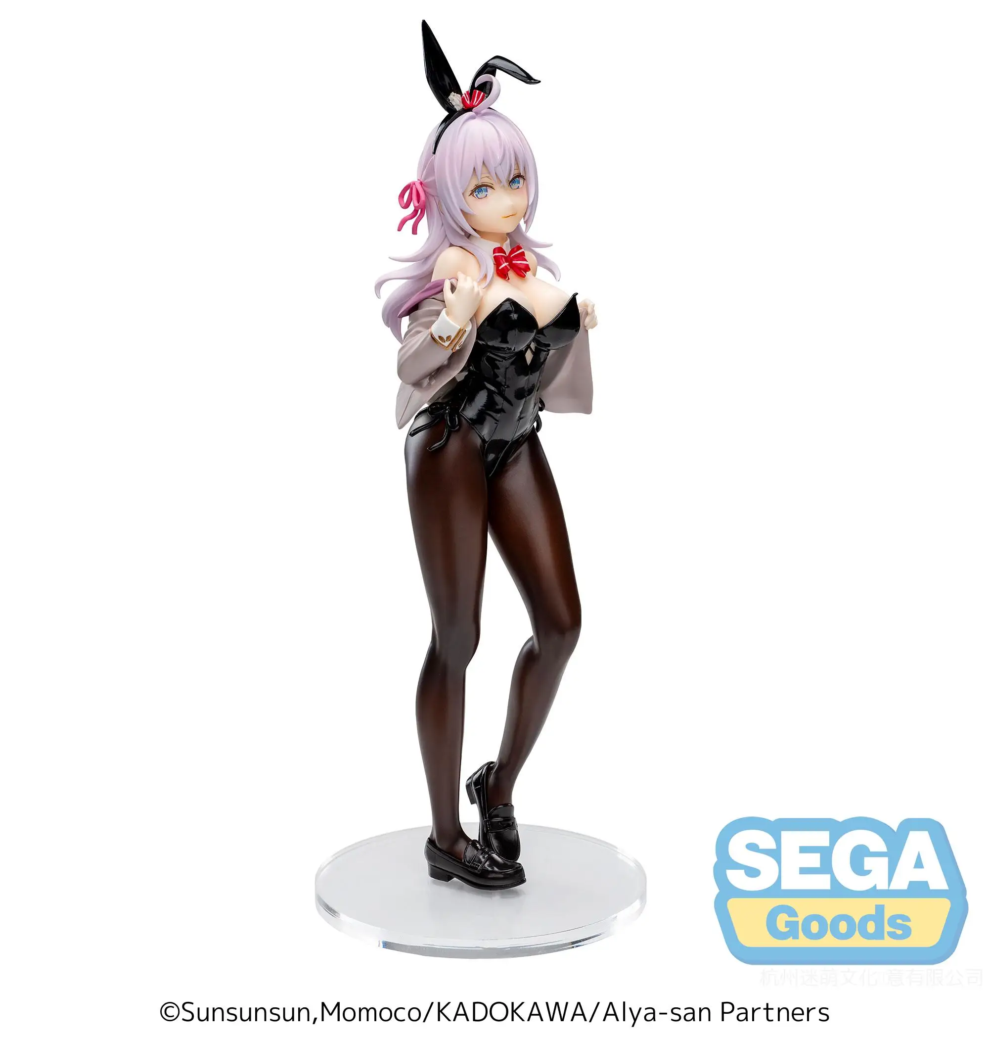 SEGA Alya Sometimes Hides Her Feelings in Russian Anime Alya Luminasta Bunny Action Figures Model Figurine Original Figuarts