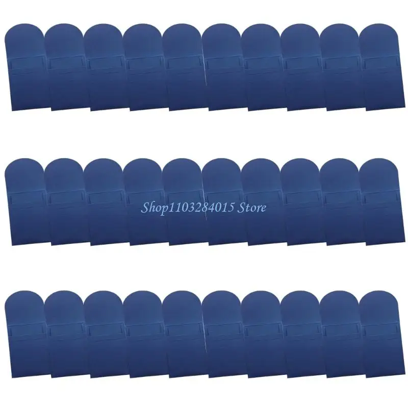 R6FF 30Pcs 300GMS Paper Envelopes 5x7Inch Folding Flipping Envelope for Wedding