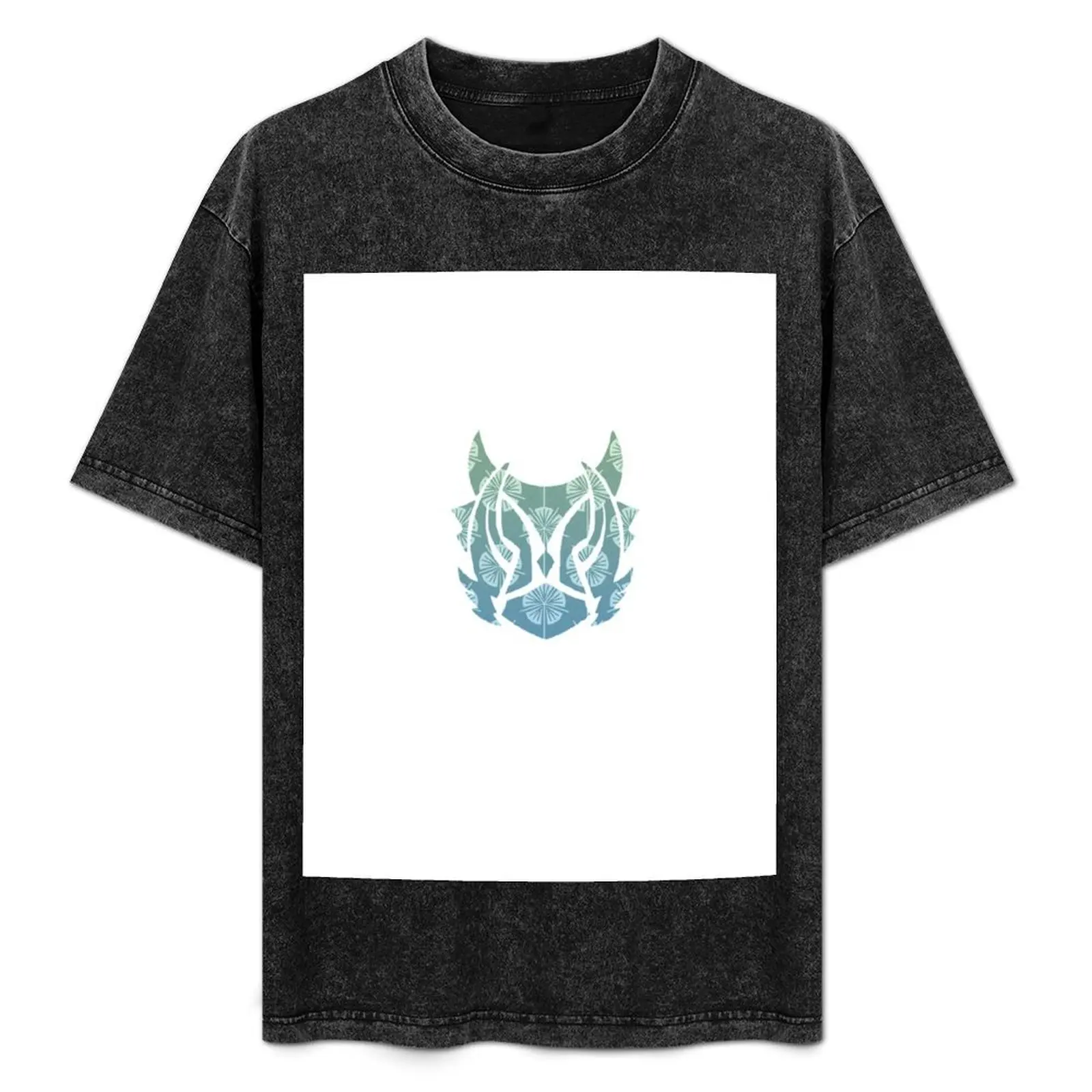 Qinghe Nie Logo T-Shirt Plus Size Loose Fit T-Shirt