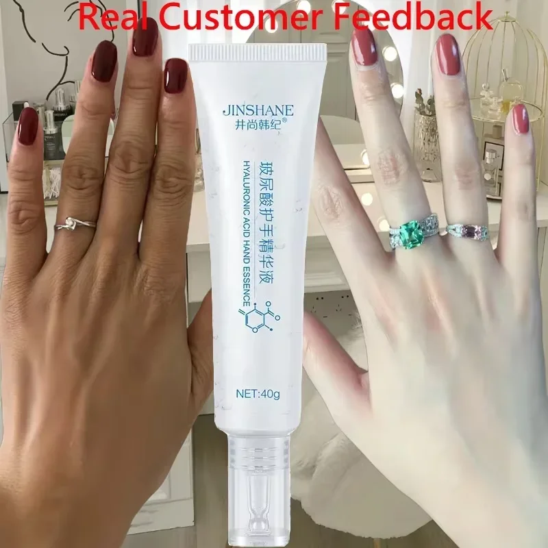 

Hyaluronic Acid Wrinkle Removal Hand Cream Anti Cracking Drying Repair Serum Exfoliating Calluses Whiten Moisturizing Skin Care