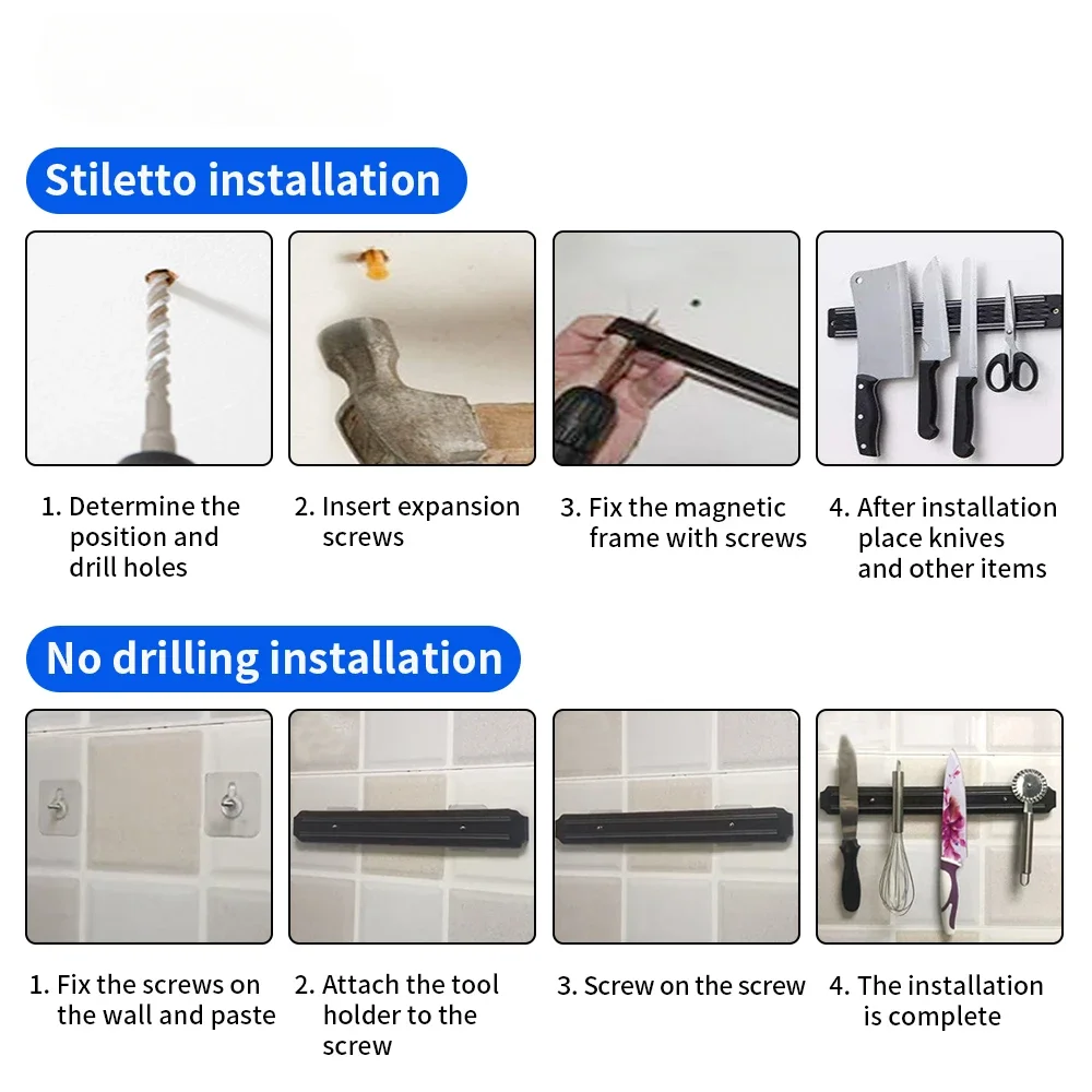 جديد قوي حامل الأدوات المغناطيسية جدار تخزين جبل ABS البلاستيك الخصم حامل المغناطيس بالجملة رف شريط مصنع بالجملة