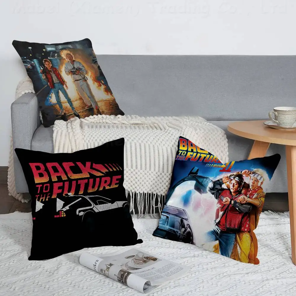 Movie Back To The Future Maple Design Cushion Cover Happy Autumn Harvest Decor Holiday Decorati Pillow Cover