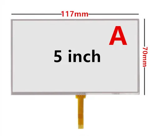 Бесплатная доставка, 4,3 дюйма/5 дюймов, универсальный дигитайзер сопротивления, сенсорная панель, стекло для GPS-навигации, MP3, запасные части