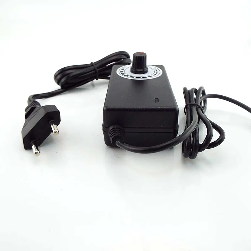 AC100-240V to DC 3V-12V Volt Adjustable Power Supply Adapter 3A 36W Charger Universal US EU Plug for LED Lamp Strip
