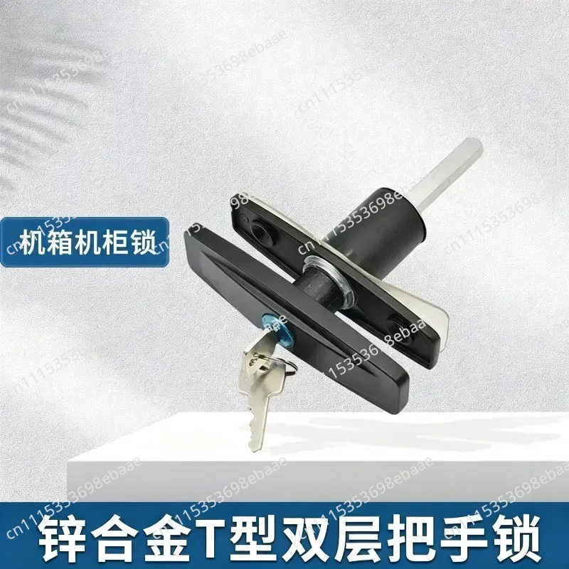Clockwise Pop-Up T-Handle Lock Black Non-Threaded Lock with Gasket for Tonneau Cover Truck Bed Covers