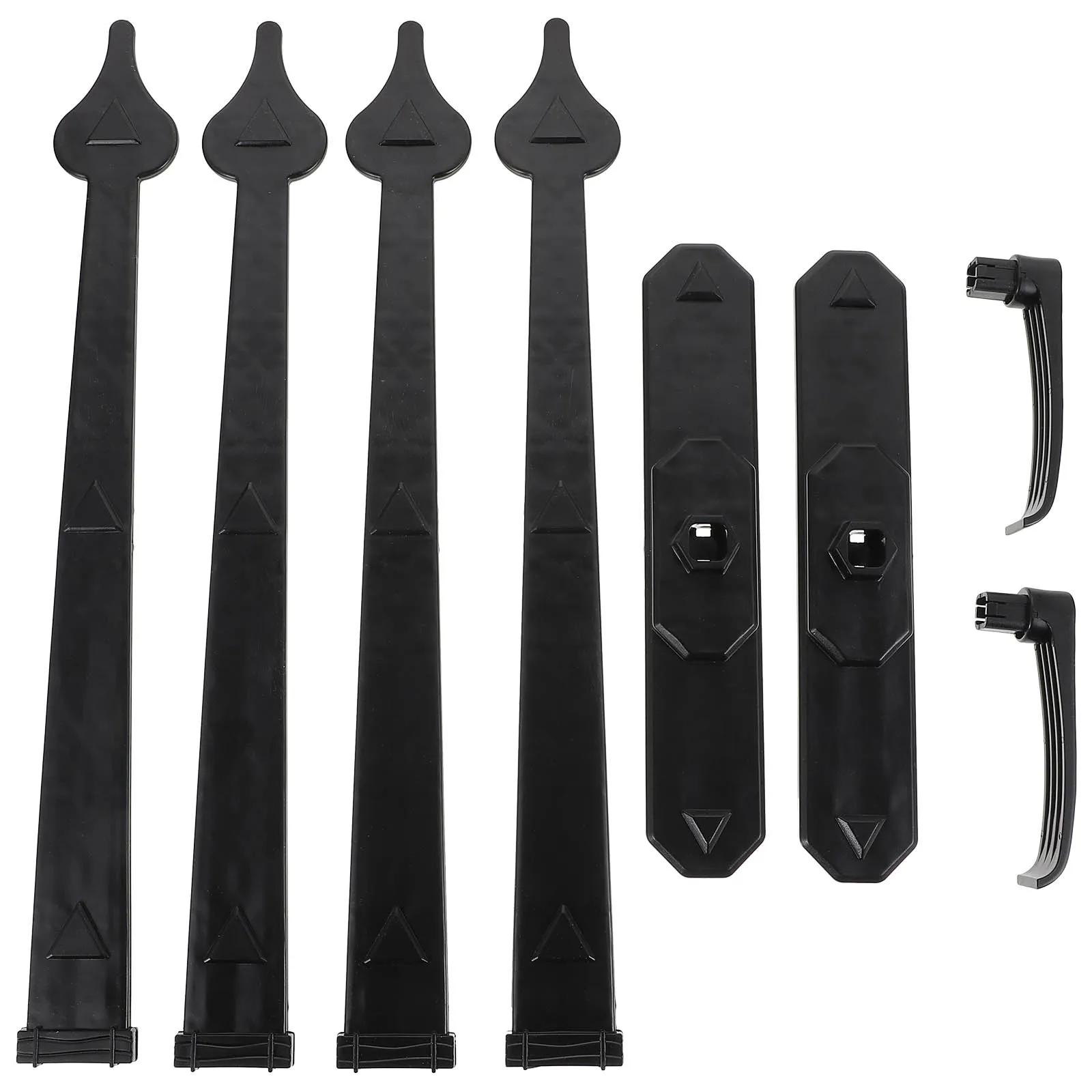 

Garage Decor Handles Hinges Door Decorative Hardwares Artificial Windows Inserts Magnets Metal Doors Durable Craftsmanship