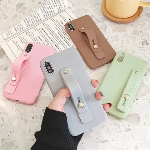 पीस यूनिवर्सल फोन हैंड बैंड ब्रैकेट सिलिकॉन फोन होल्डर फिंगर रिंग पुश पुल ग्रिप स्टैंड स्टिकर फोन होल्डर 8 best sales हाथ पकड़ने वाला - №8