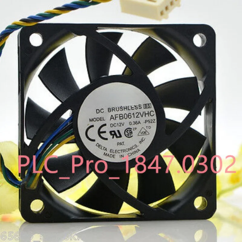 A+ NEW for Delta AFB0612VHC 60x60x15mm PWM Fan 4 Pin Cooling Fan