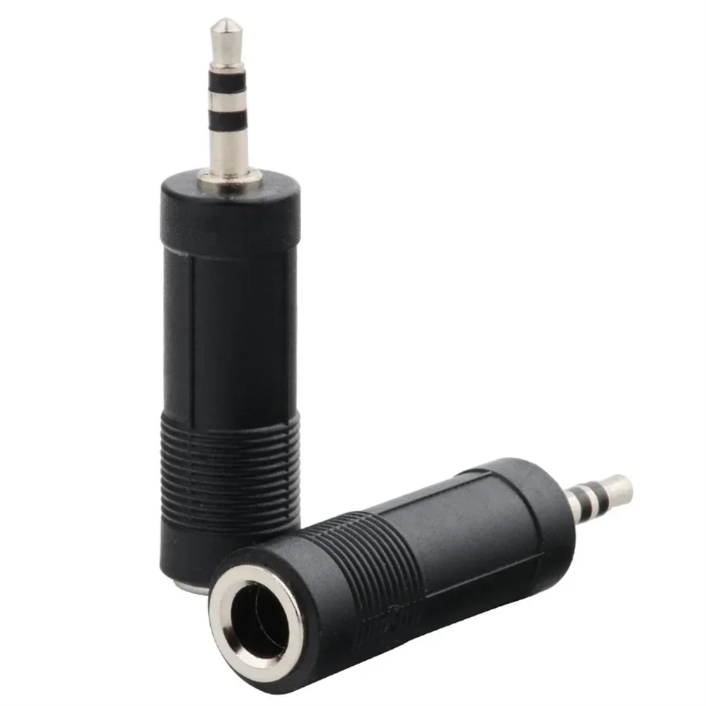 High Quality 3.5mm Female To 6.35mm Male Stereo Headphone Audio Adaptor Microphone Connector Audio Applications