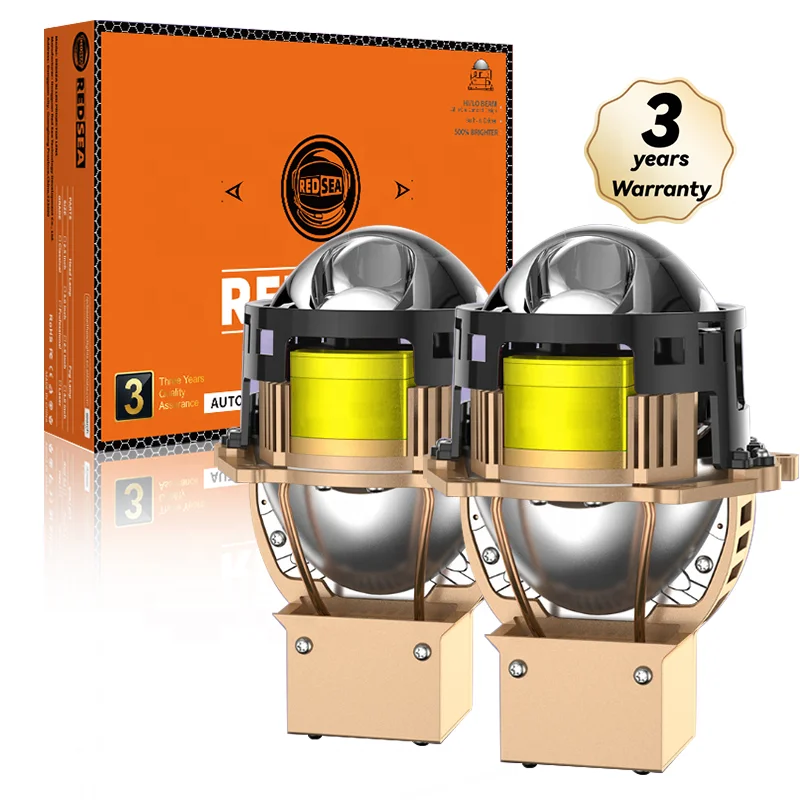 Ultra Heldere S350b 3 Inch Bi Led Projector Lens 3.0 Rhd 20000lx Bi-Led 85W 14 Chips Retrofit Laser Licht Bi Led Projector