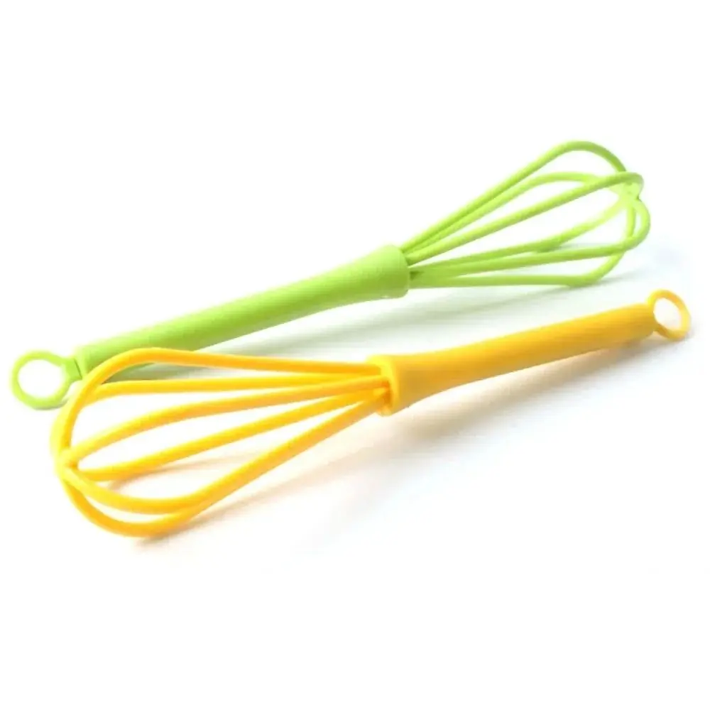 5PCS Creative Manual Egg Beater Plastic Durable Egg Mixer Mini Portable Handheld Beater Kitchen Baking Tool