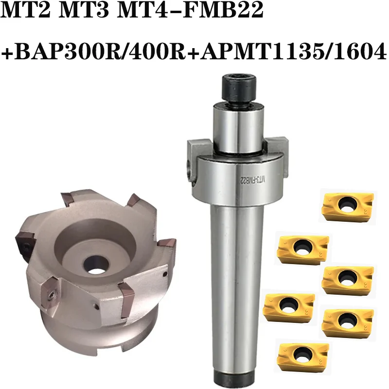 

MT2 MT3 MT4 FMB22 Morse FMB22 Tool Holder Face Milling Machine Tool Holder Cnc Hanger BAP 300R 400R APMT1135 APMT1604