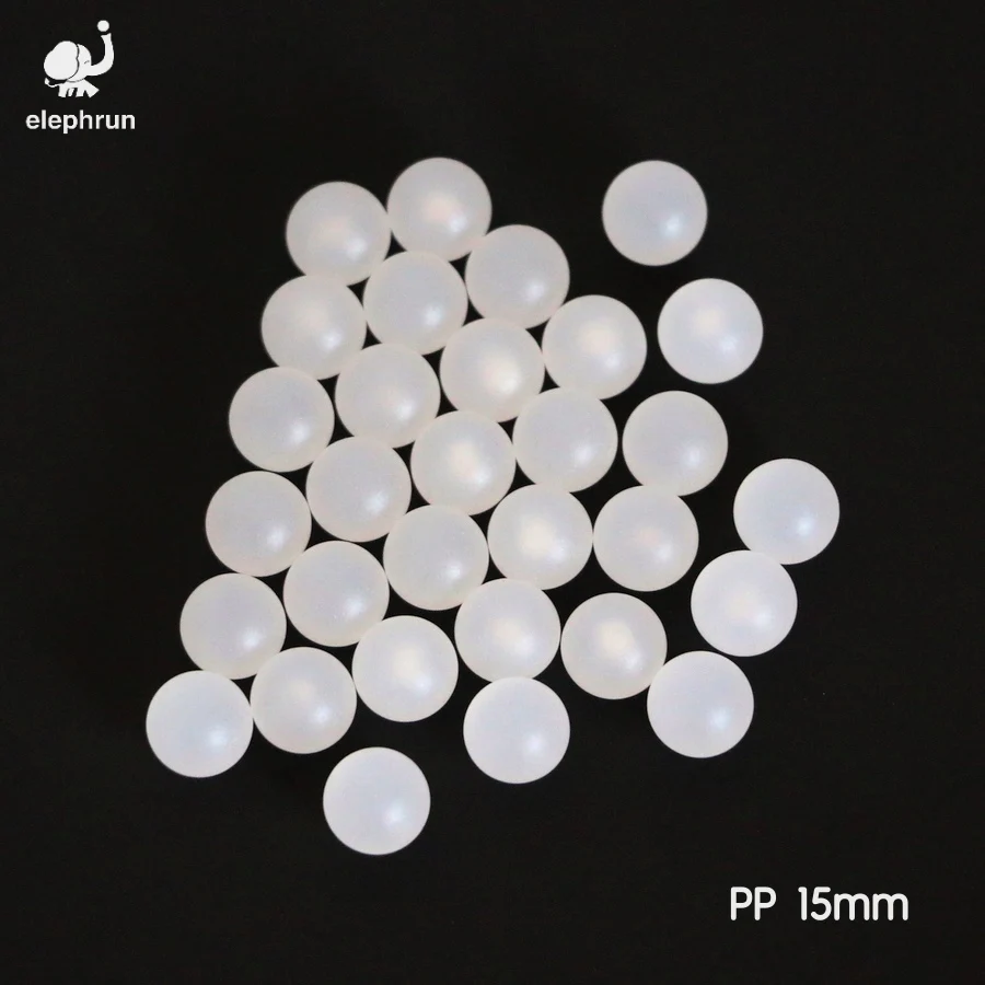 

15mm Polypropylene ( PP ) Sphere Solid Plastic Balls for Ball Valves and Bearings