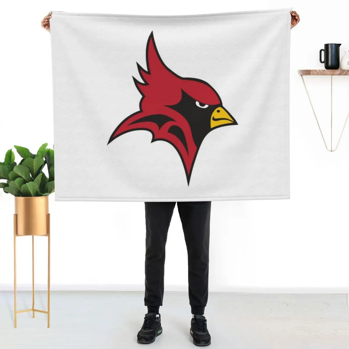 St. John Fisher cardinals Throw Blanket Single bed plaid Blankets Sofas Of Decoration Decoratives Blankets
