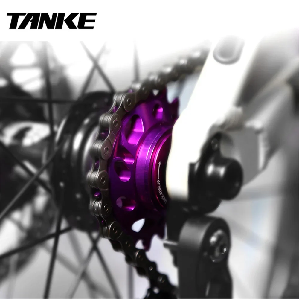 Single Speed Flywheel Conversion Kit 18T Cassette Cog MTB Road Bike Sprocket Outdoor Cycling Accessory 4 colors aluminum alloy