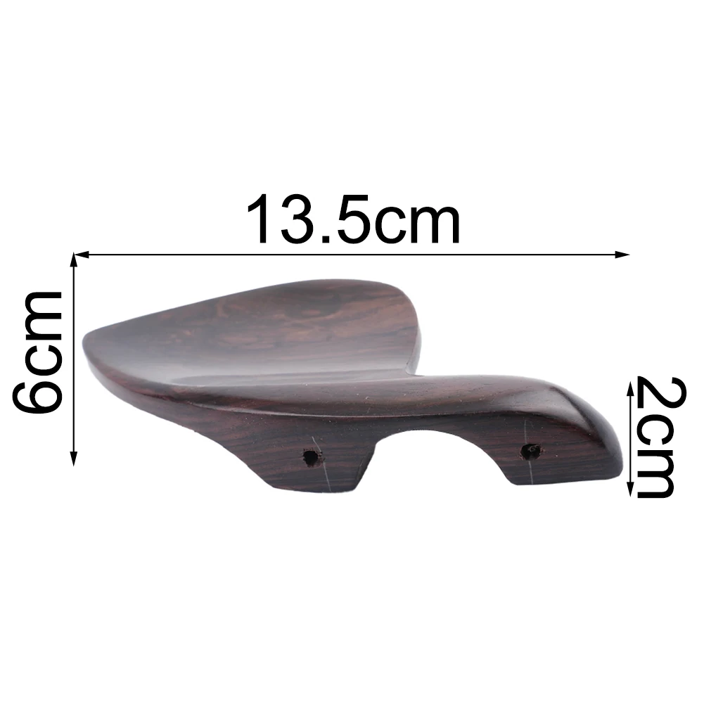 Ebony Violin Parts Violin Chin Rest Chinrest With Screw For 3/4 4/4 Violins Tailpiece Parts Accessories Stringed Instruments