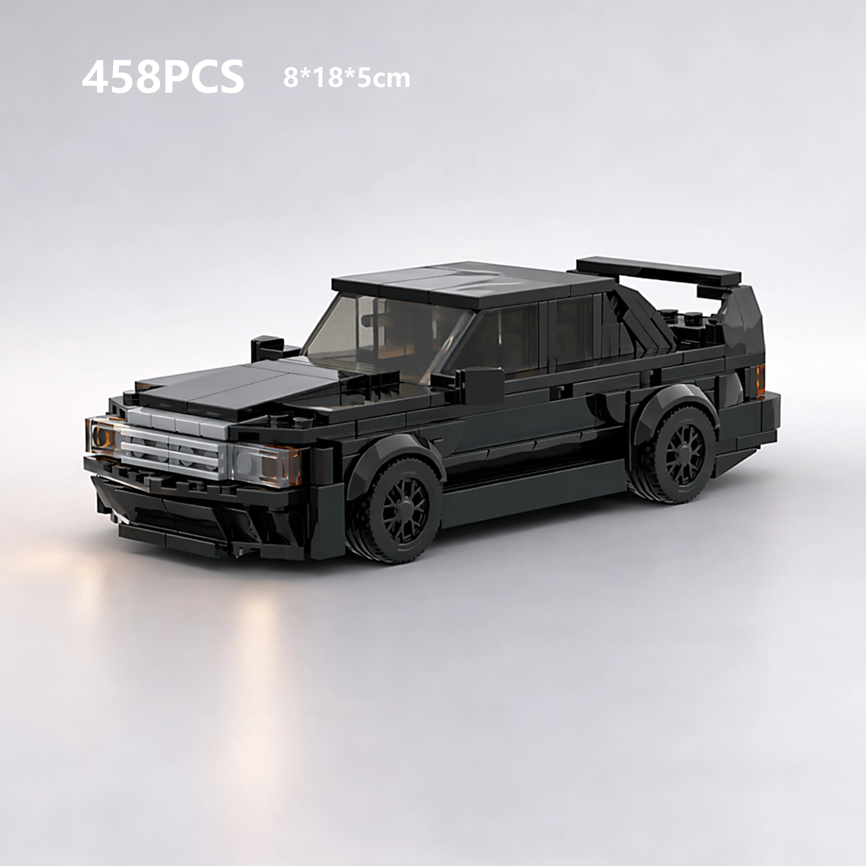 

Конструктор MOC E190 EVO Style Racing Car, 458 деталей, широкие кубики с 8 шипами, модель для сборки, игрушка-подарок