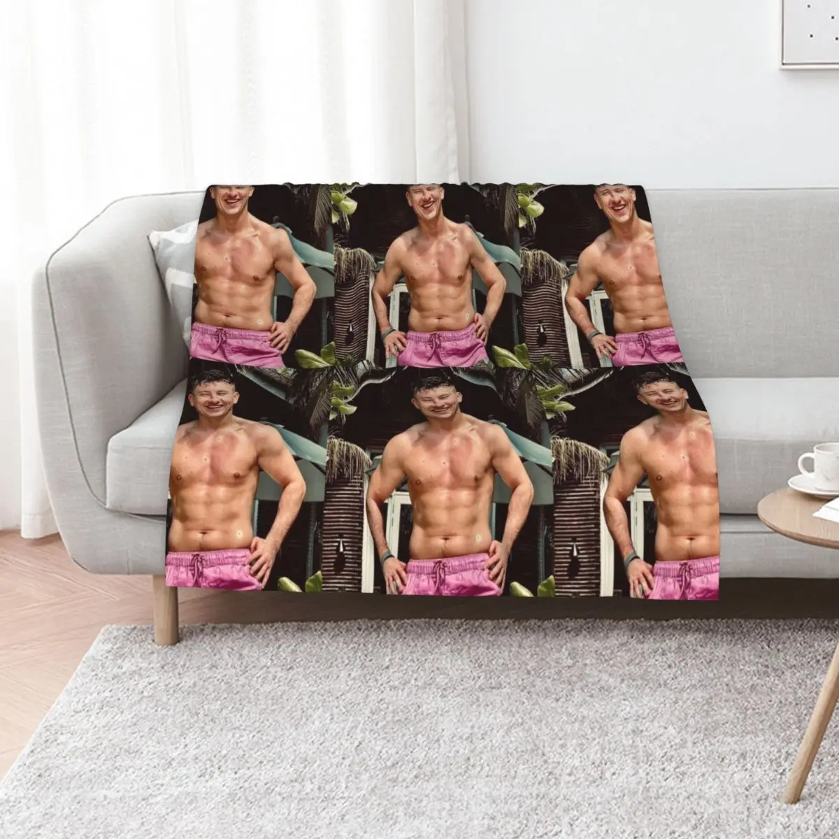 

Barry Keoghan sexy Throw Blanket Flannels Sofa Throw decorative Weighted Blankets