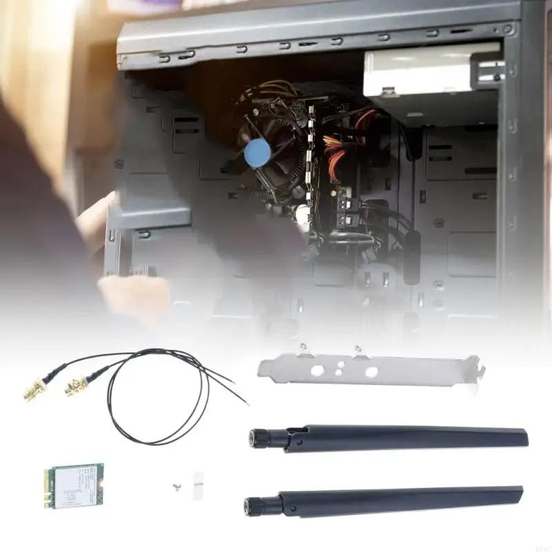 Wifi Adapter M.2 1200mbps 2.4G/5Ghz Double Band M.2 Wireless Adapter Bluetooth-compatible Adapter For PC Laptop