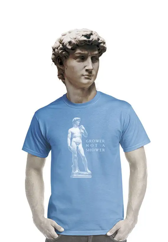 Funny History Shirt Art Michelangelo T Historic Humor Screen Print Greek Shirts Grecian Designs Foreign Unisex Small Med