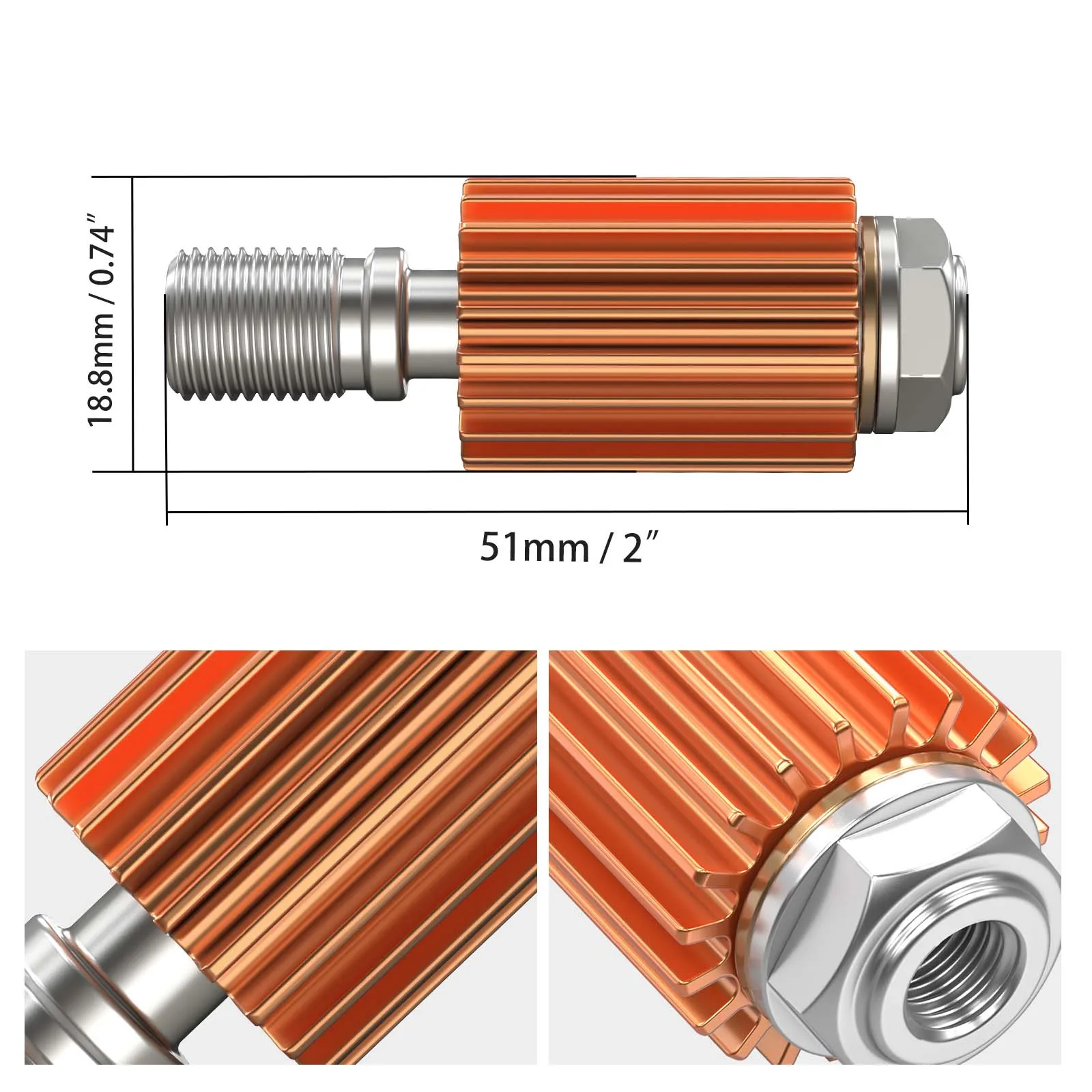 NICECNC Chłodnica Zacisku Hamulcowego Do KTM EXC 300 2004-2024, KTM EXC-F 350 SX 125 SXF 450 XC XCW XCF Husqvarna TE300 GasGas EC300