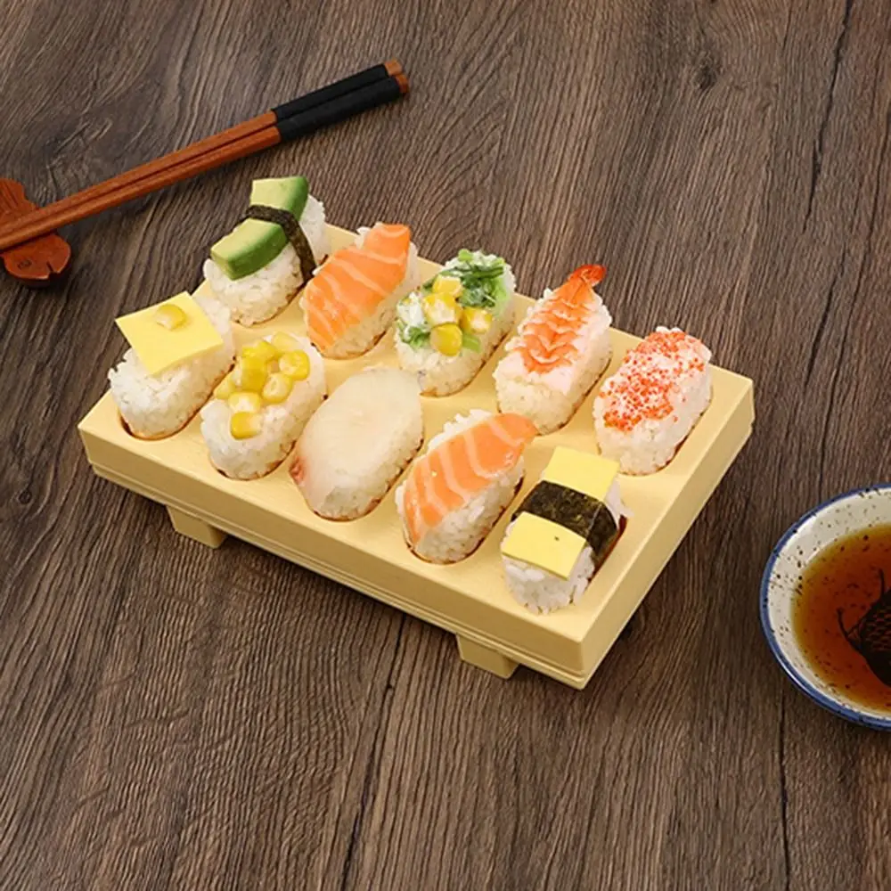 Nuovo kit di attrezzature per sushi a 10 cavità Strumenti per la produzione di sushi in plastica antiaderente Stampo per rotoli di torta multifunzionale fai-da-te