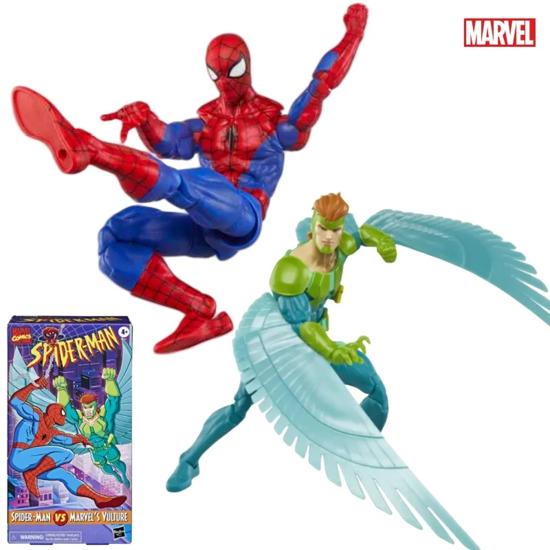 6-Inch Marvel Legends Series: Spider-Man & Marvel'S Vulture 2-Pack (1994 Spider-Man: The Animated Series) Anime Action Figure